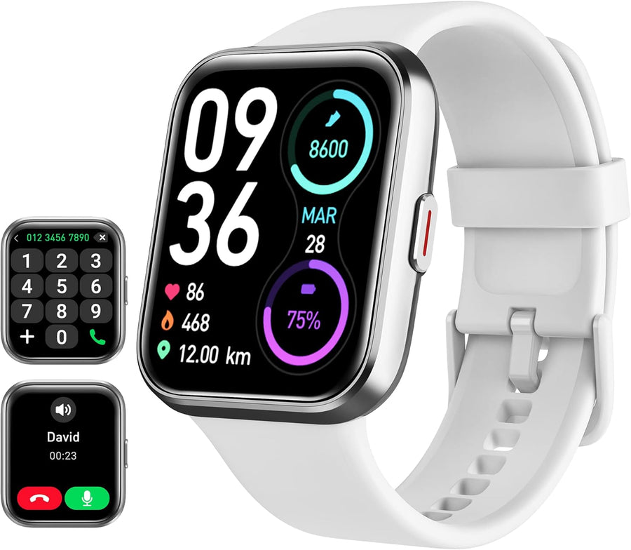 Unisex Smart Watch Bluetooth Call Alexa 120 Sports Waterproof