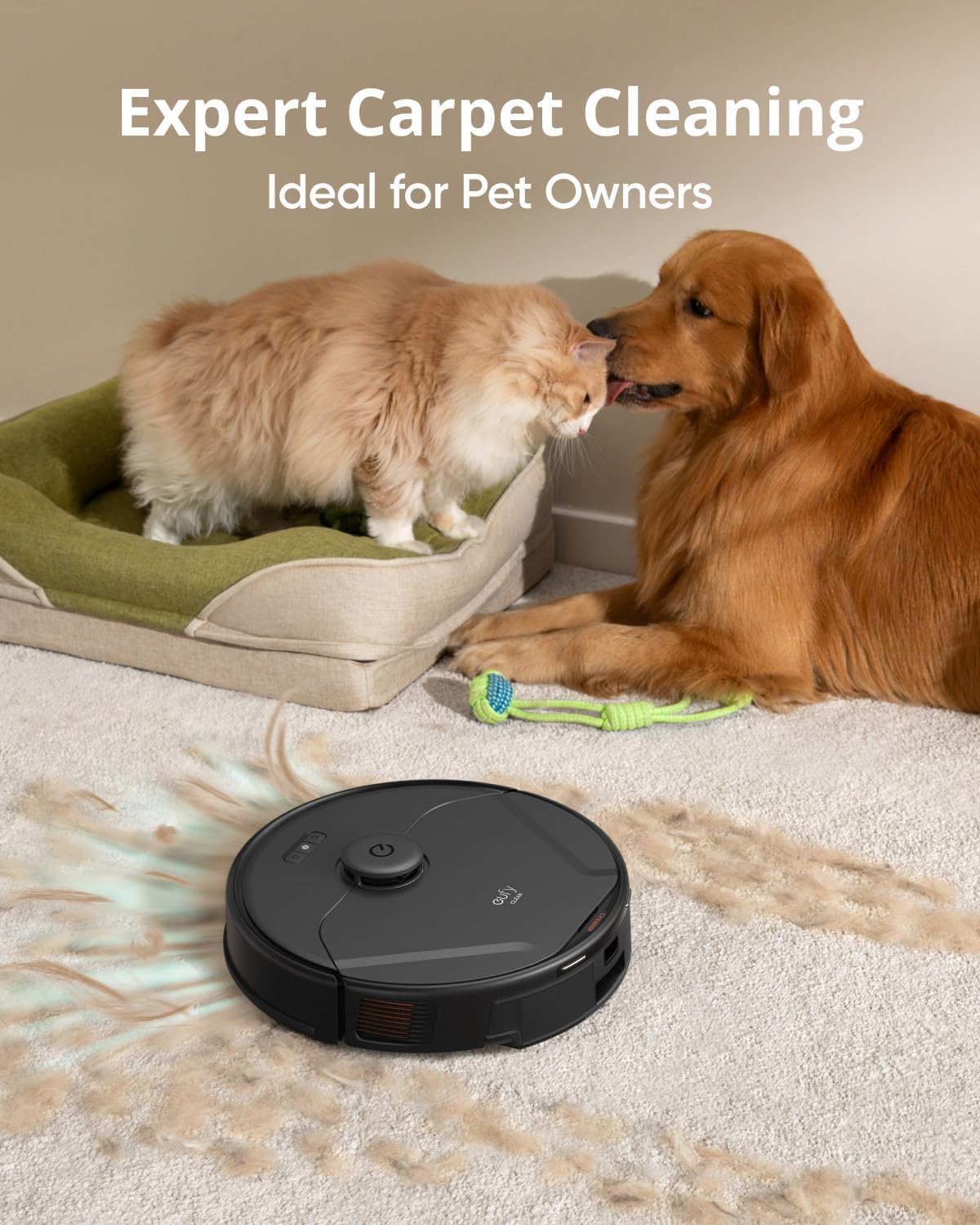 Robot Vacuum Mop Self Empty 8000Pa Twin Turbine Pet Hair