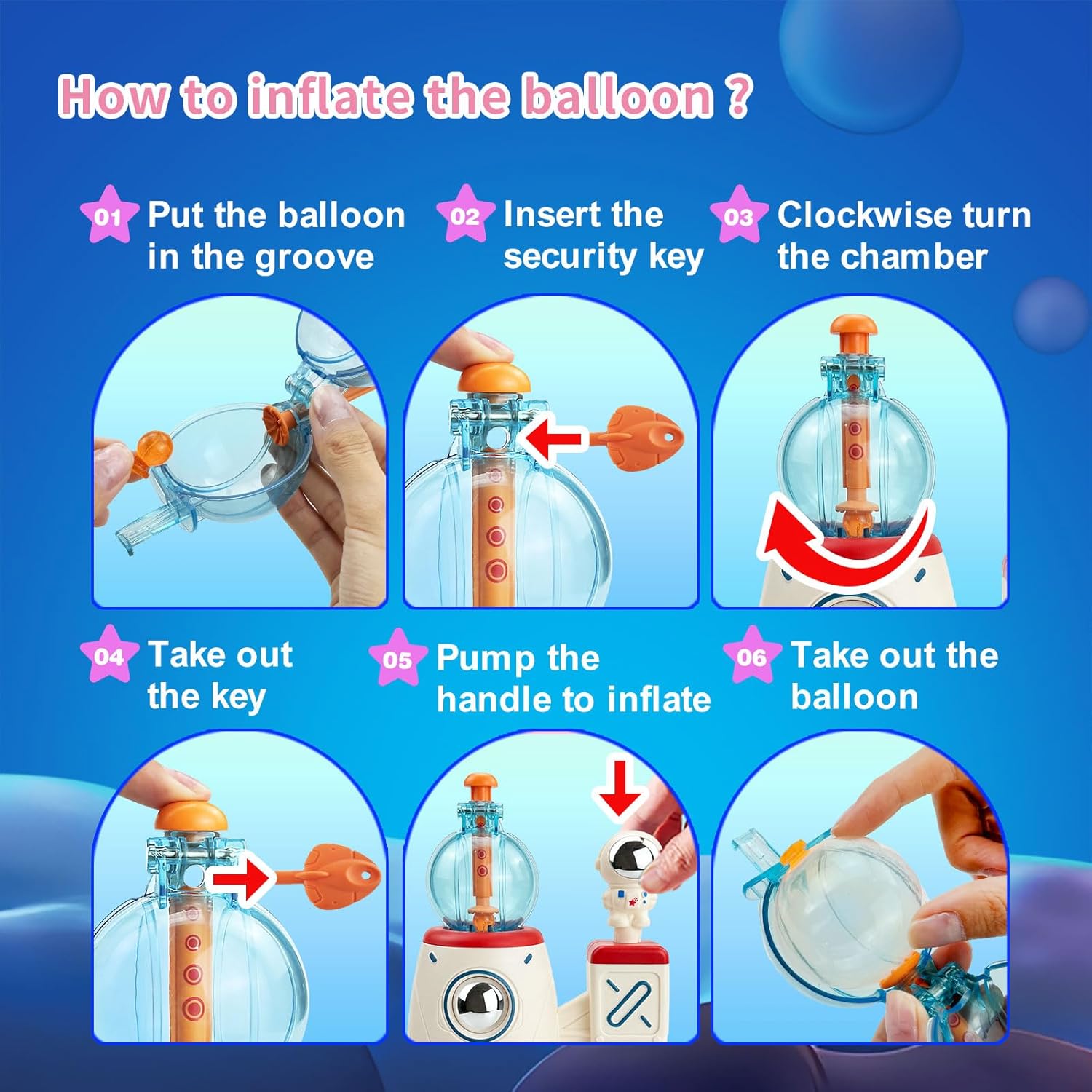DIY Magic Sticky Balloon Kit 195pcs Nano Tape Craft Set Kids