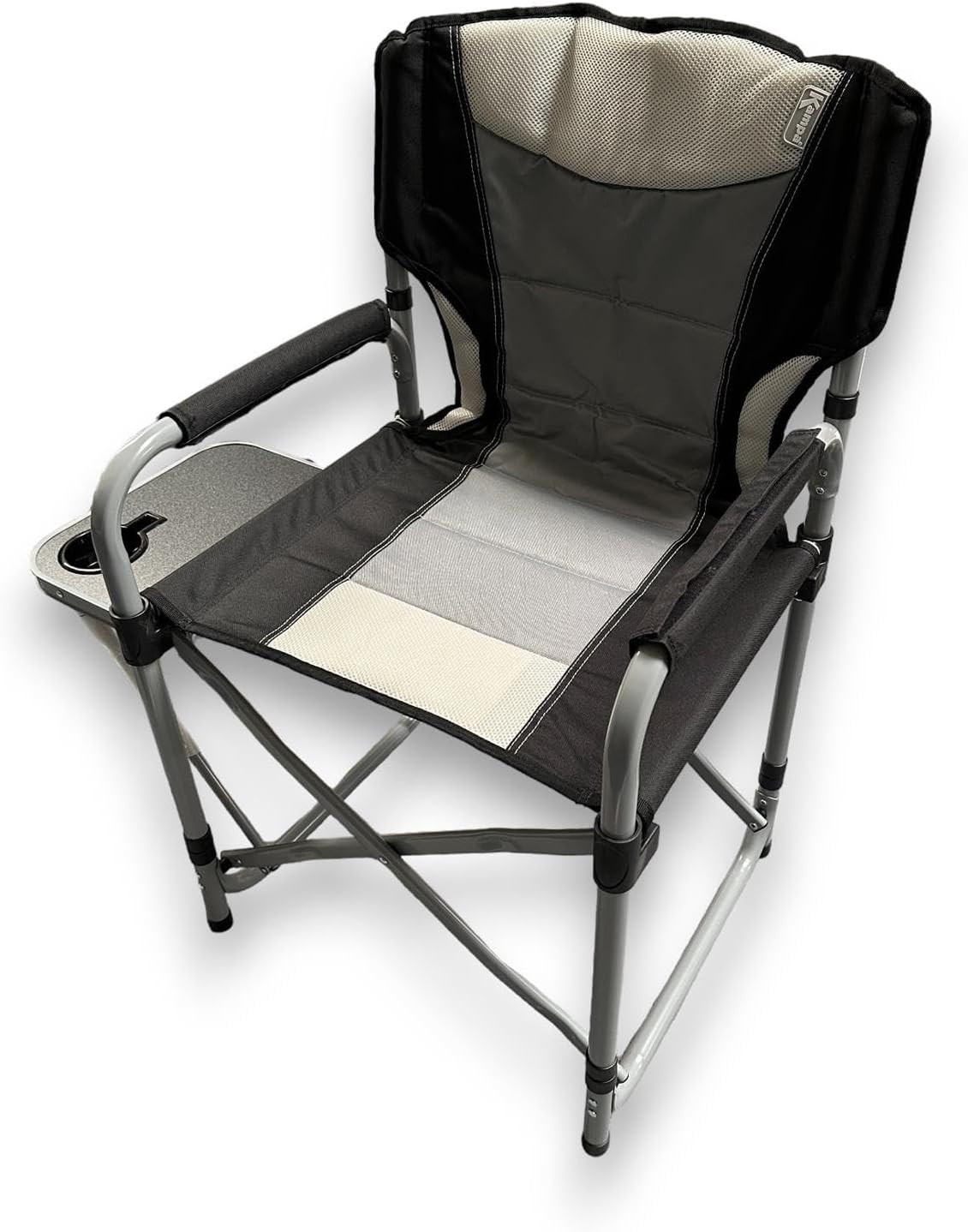 Deluxe Reclining Camping Armchair with Cup Holder