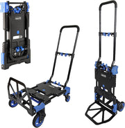 2 In 1 Folding Hand Truck Trolley 120KG Platform Cart