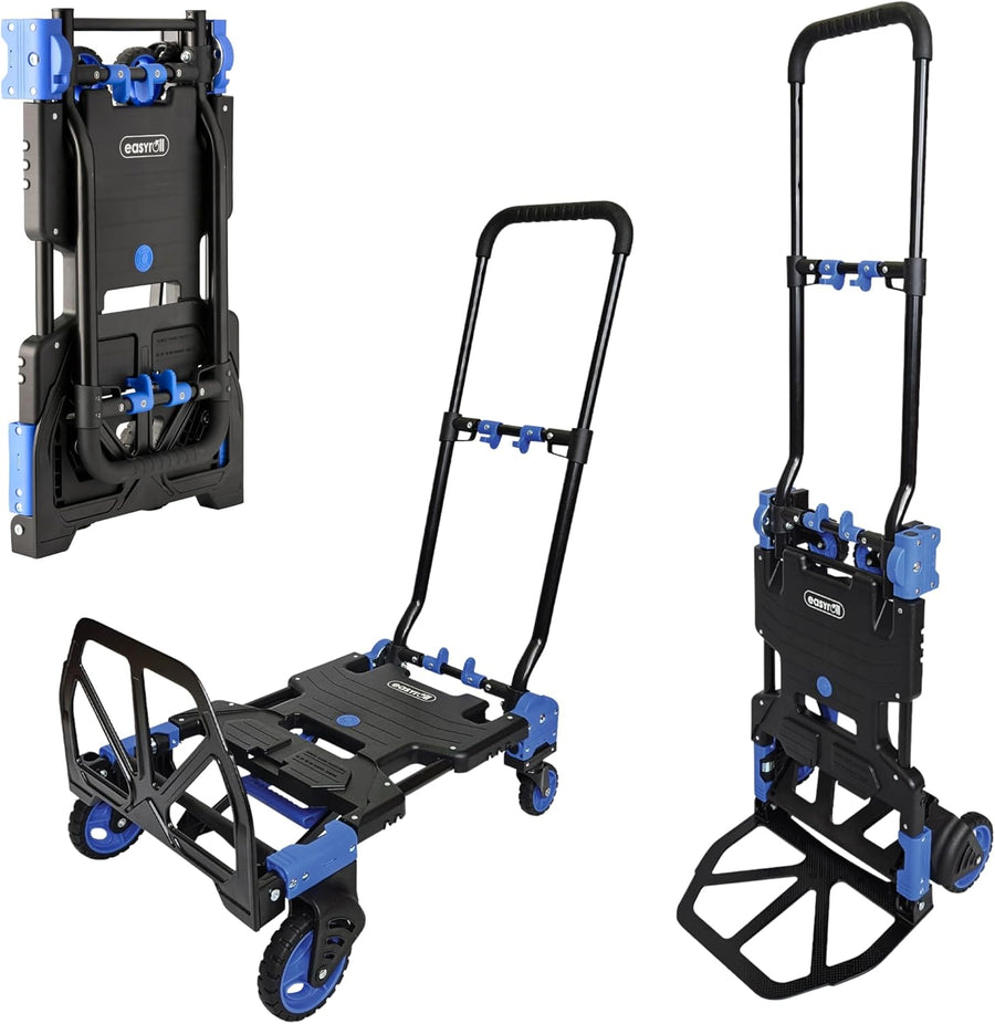 2 In 1 Folding Hand Truck Trolley 120KG Platform Cart