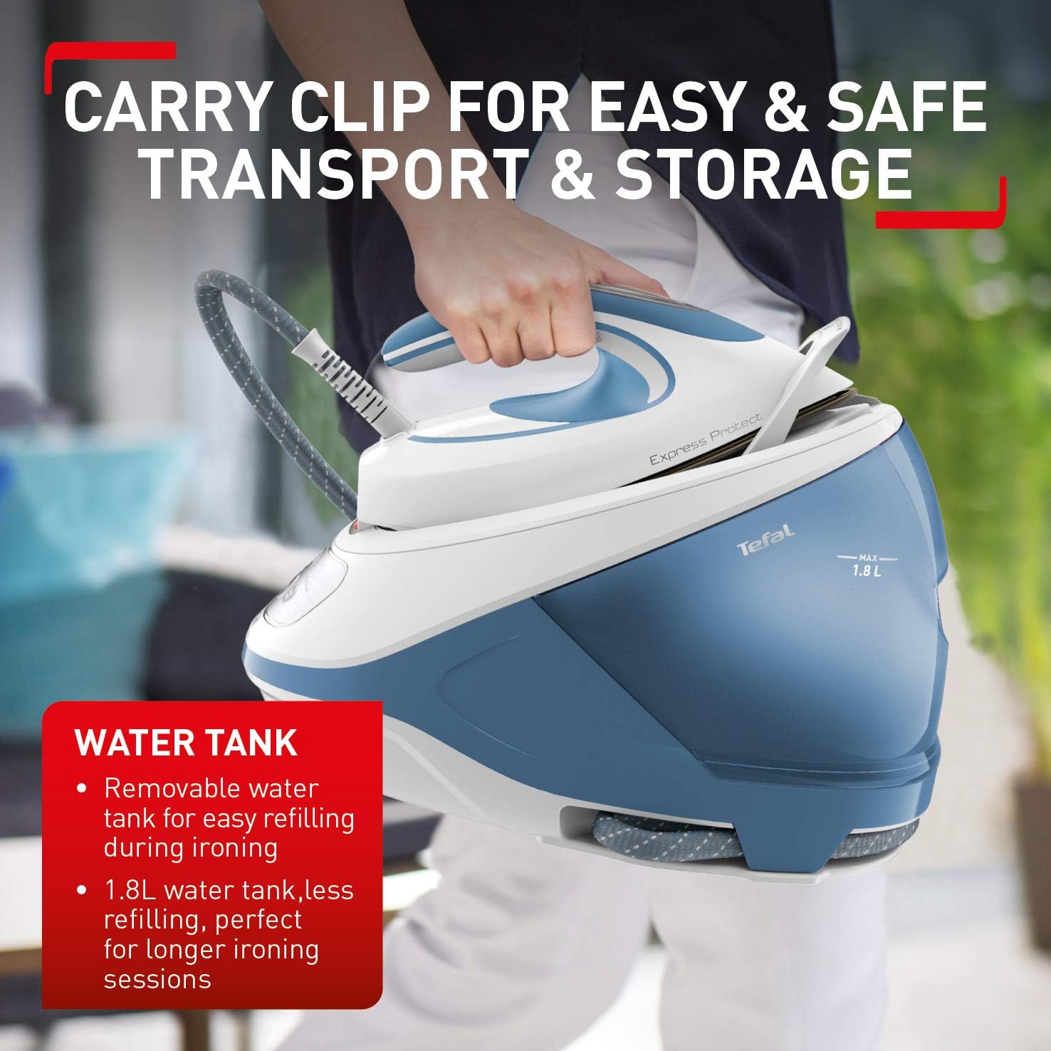 Steam Generator Iron 2800W 7.5 Bar Pressure 520g Steam Boost