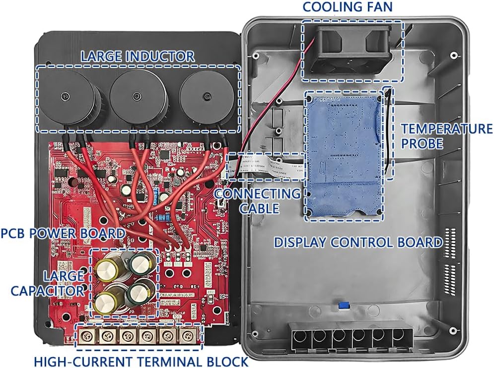 100A MPPT Solar Charge Controller LCD 12V 24V 48V