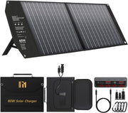 60W Portable Foldable Solar Panel USB C MC4 Fast Charger