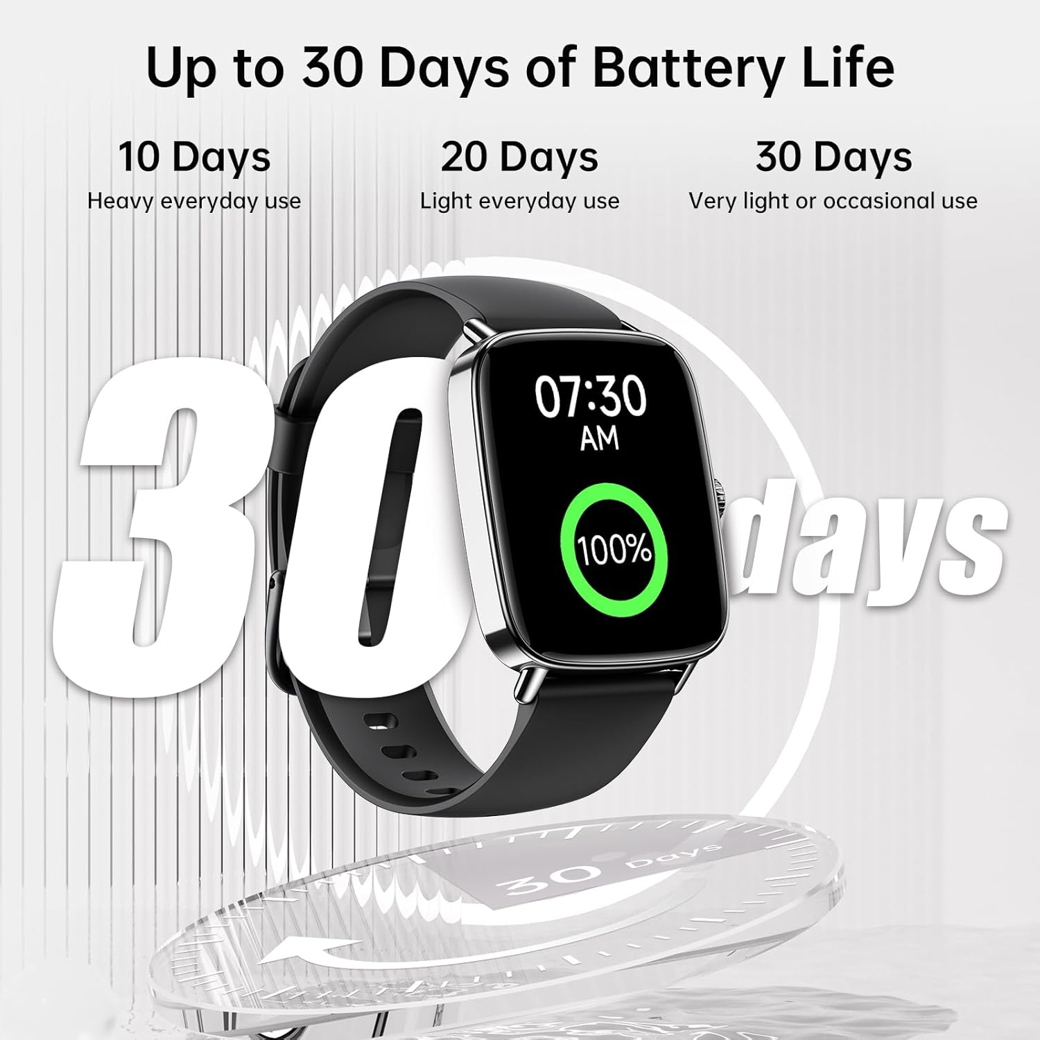 Mens Smart Watch Bluetooth Call 110 Sports IP68 Tracker