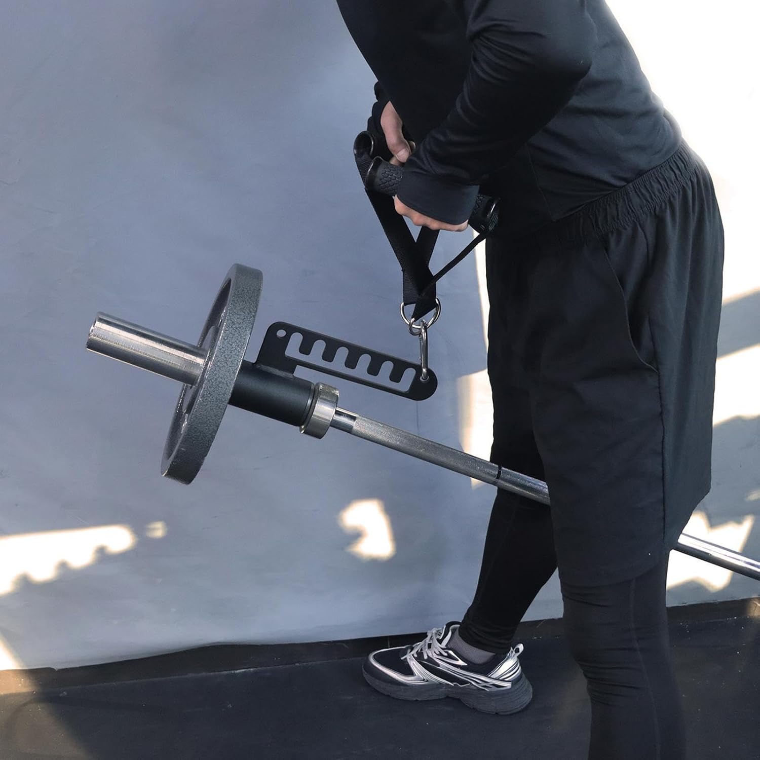 Belt Squat Cable Attachment D Handle Barbell Strength Trainer