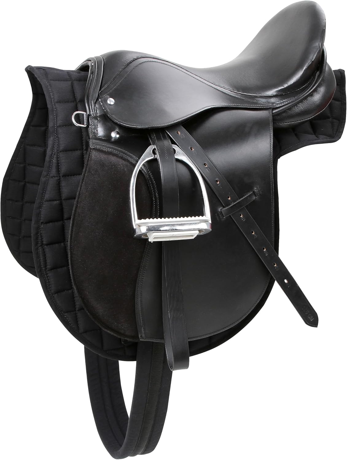 Black Haflinger Saddle Starter Set 17.5 Inch