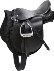 Black Haflinger Saddle Starter Set 17.5 Inch