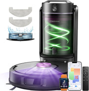 Robot Vacuum Mop 10000Pa Bagless Self Empty Dock LiDAR App Control