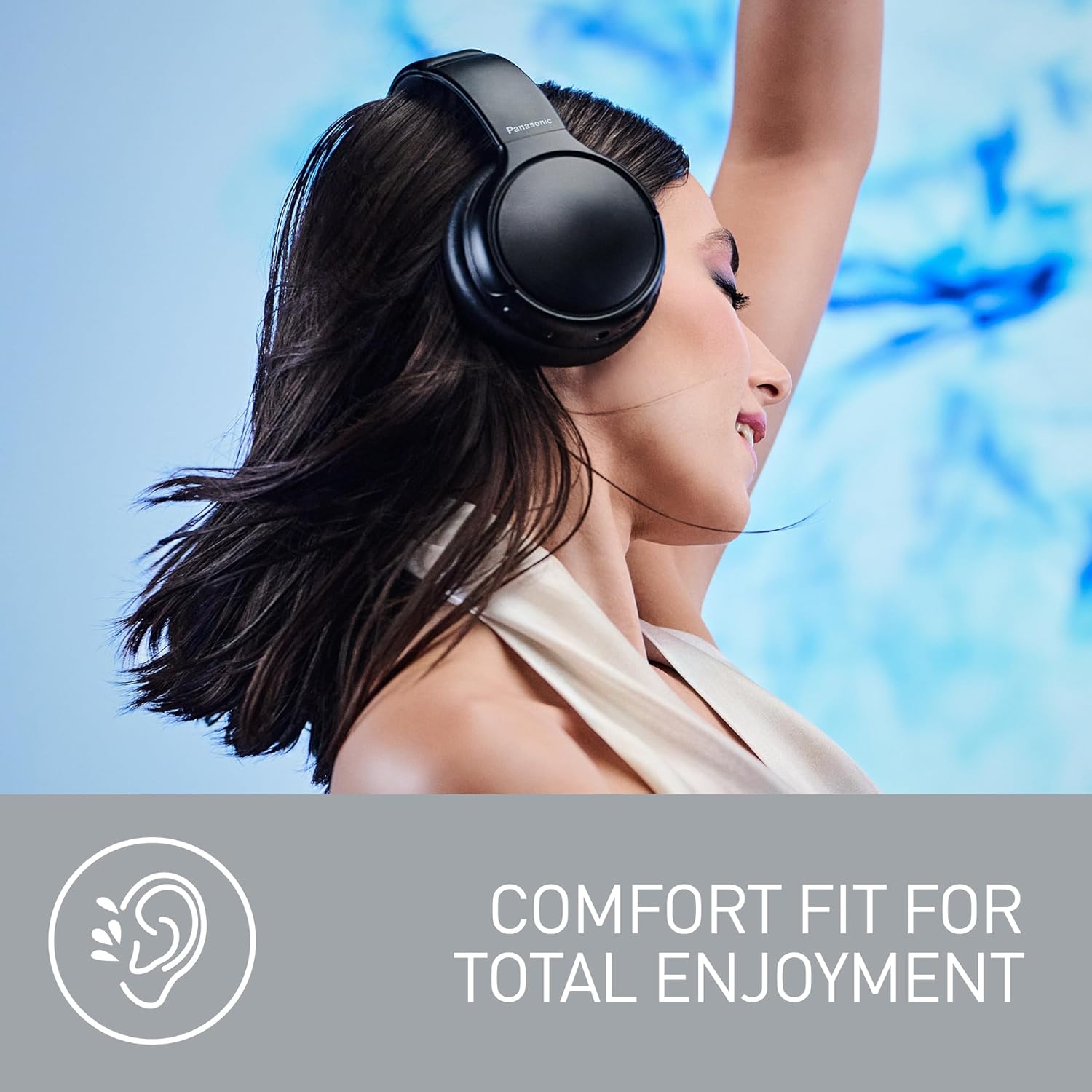Wireless Over Ear Headphones Hybrid ANC 65 Hour Battery
