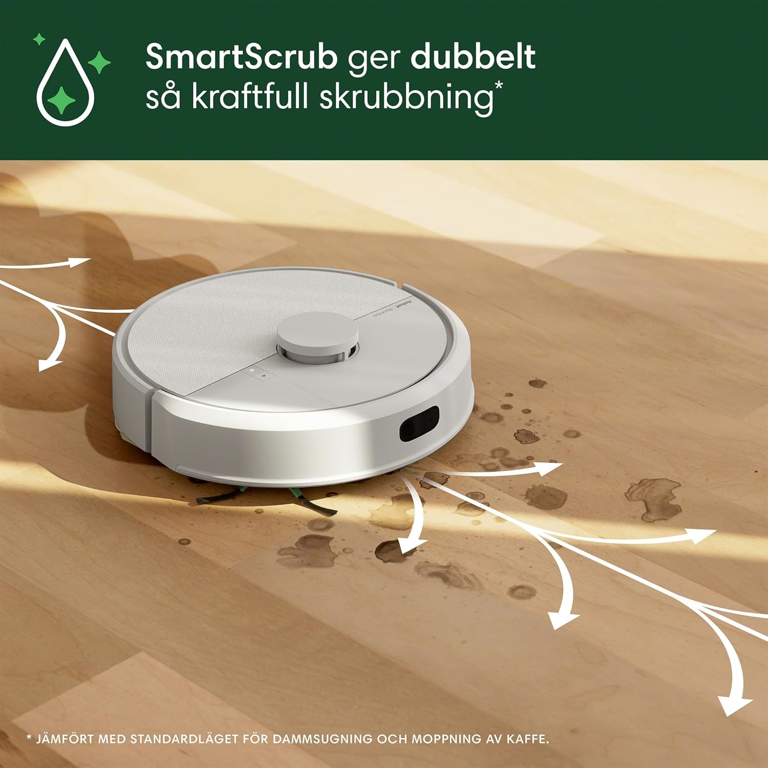 Robot Vacuum Mop Combo LiDAR Smart Mapping WiFi Auto Clean