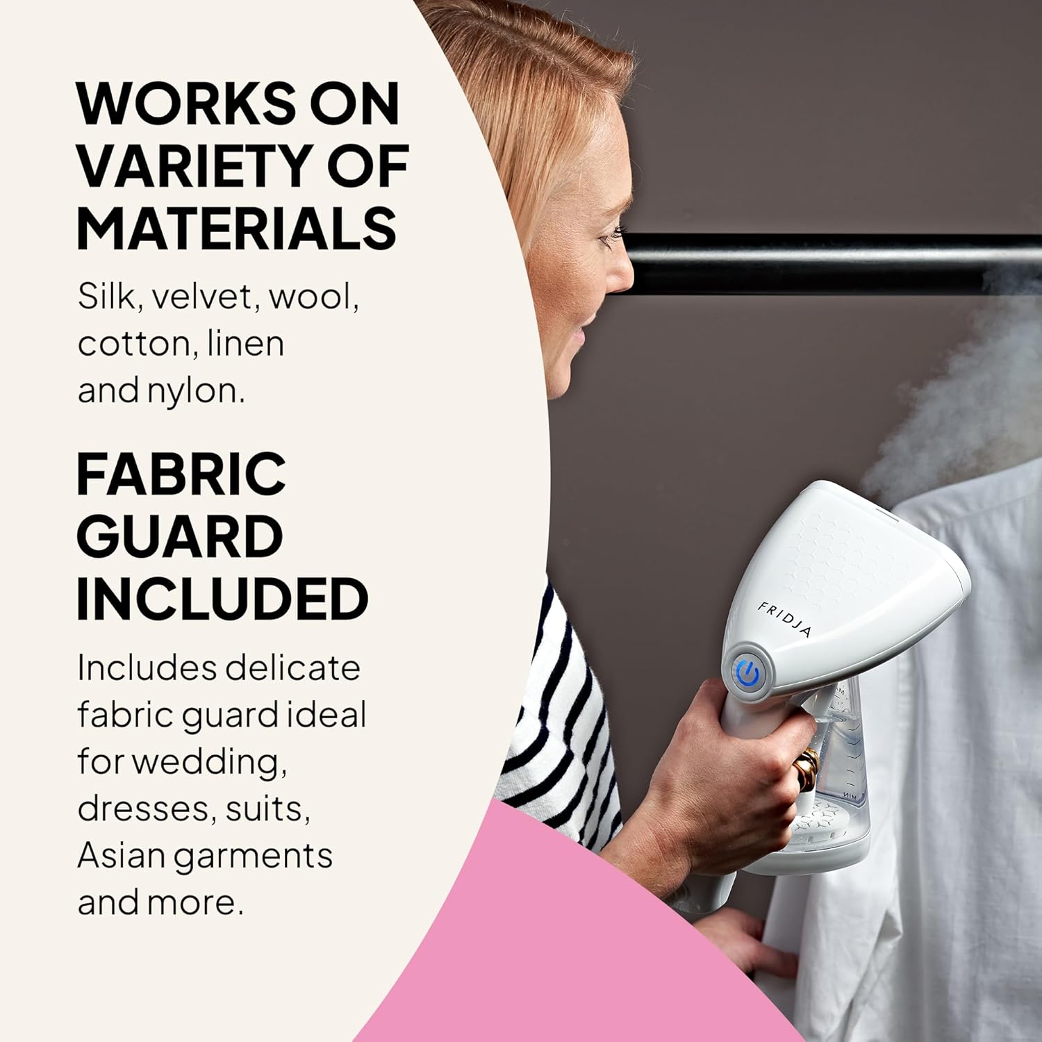 Handheld Garment Steamer 1500W 30g Steam 260ml Fast Heat