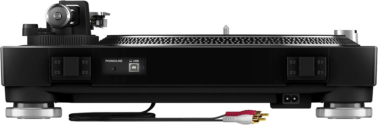 Direct Drive DJ Turntable USB Recording, Scratch & Mix, Black