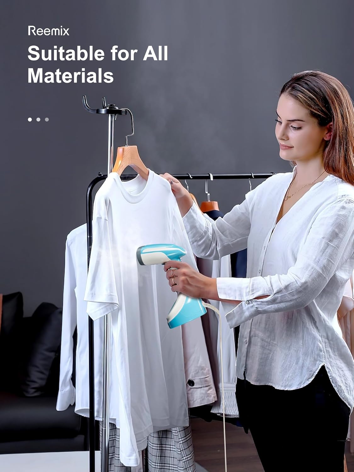 Handheld Garment Steamer 1200W 24g Steam 10oz Tank Fast