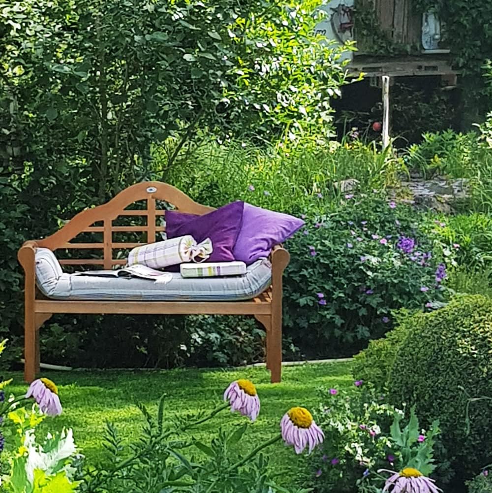 2 Seater Wooden Garden Bench 135cm Eucalyptus Outdoor Patio Bench