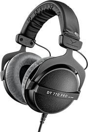 Closed Back Studio Monitoring Headphones 250 Ohm Over Ear High Resolution