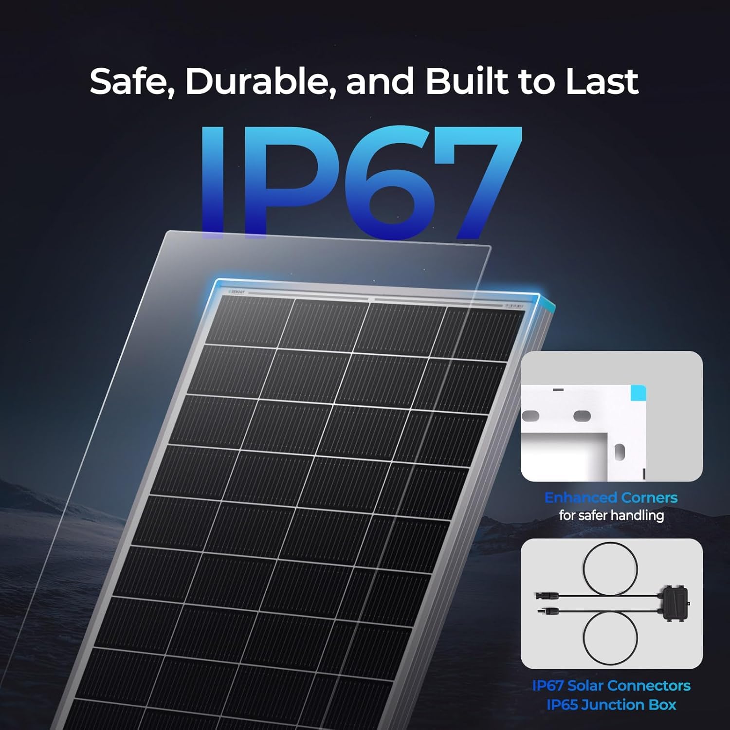 400W 24V N Type Solar Panel 2x200W 25 Efficiency