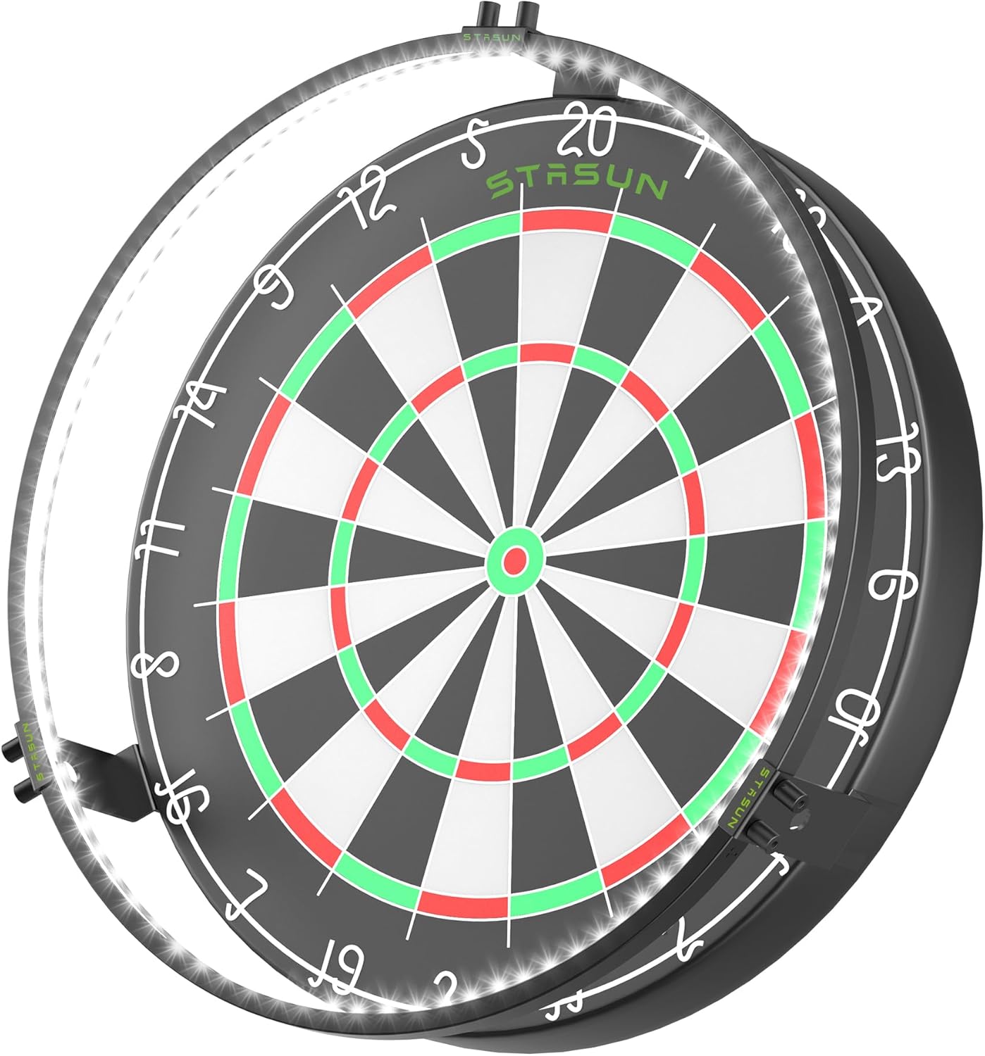 360 Dart Board LED Light Dimmable Magnetic Shadow Free Ring