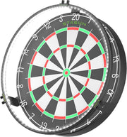 360 Dart Board LED Light Dimmable Magnetic Shadow Free Ring