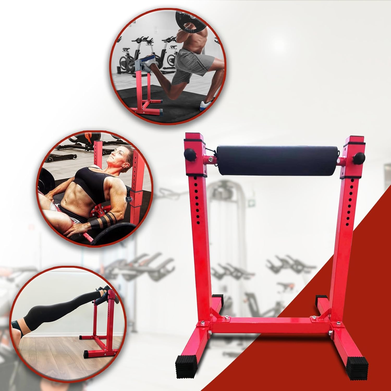 Adjustable Bulgarian Split Squat Bench Single Leg Training Stand
