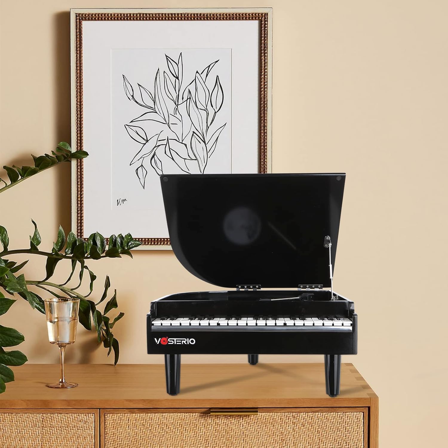 Bluetooth Record Player 3 Speed USB Recording Built In Speakers