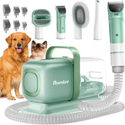 Dog Grooming Vacuum Kit 2L Quiet Clipper Brush Green