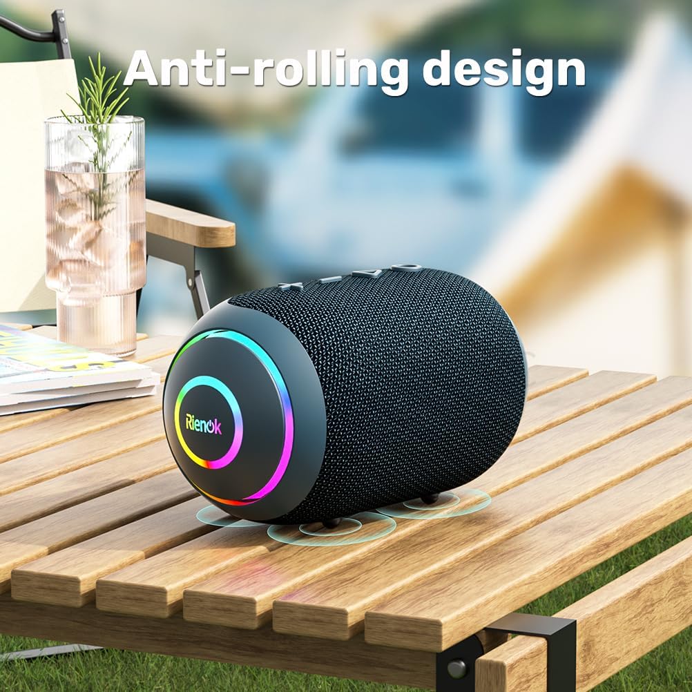 Mini Bluetooth Speaker Waterproof IPX7 Portable Bass 10H Play