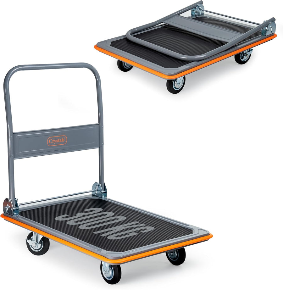 Heavy Duty Folding Platform Trolley 300KG Hand Truck Black