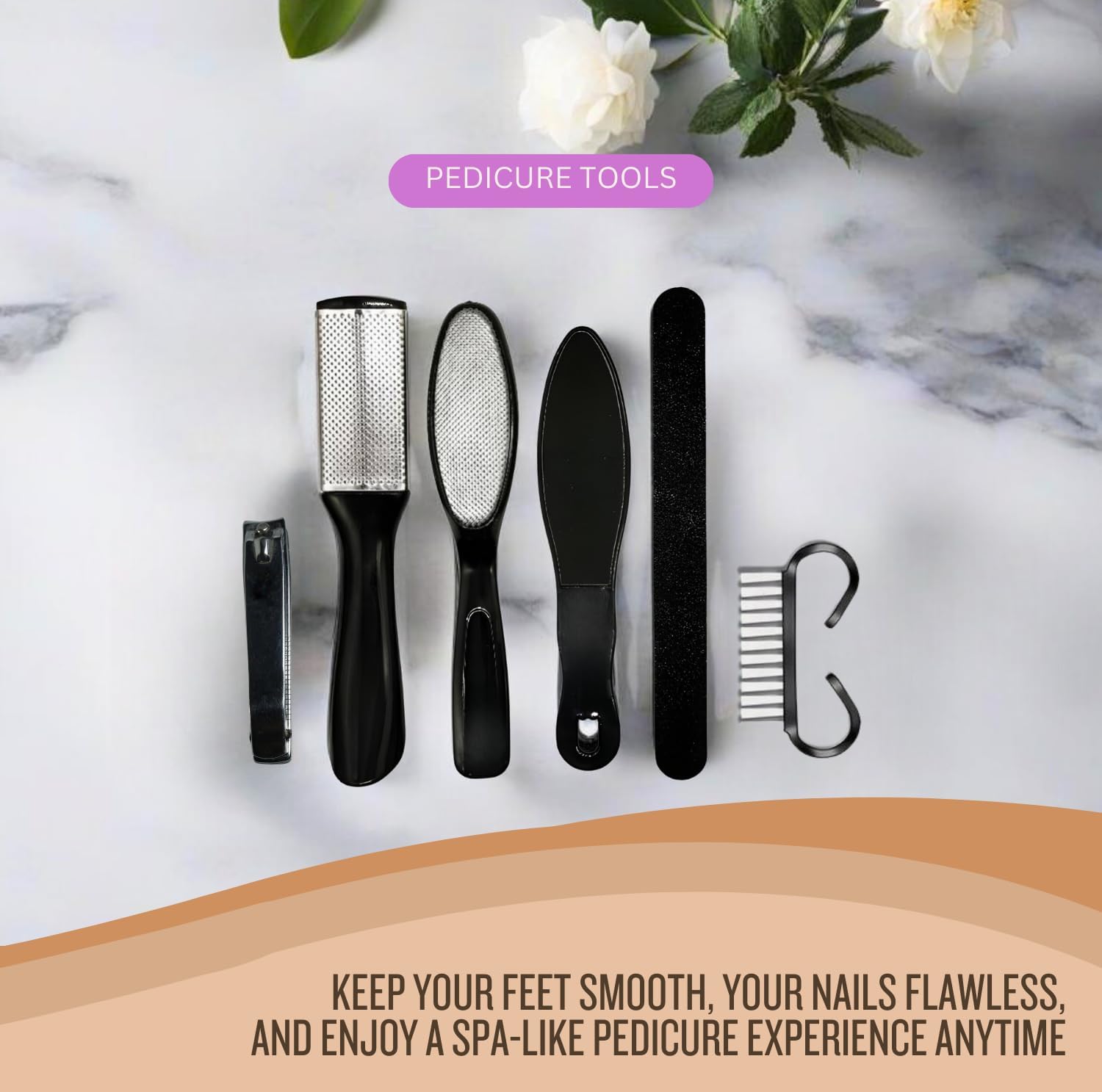 Foot Care Kit Spa Pedicure Set Peel Mask Tools Foot Bath