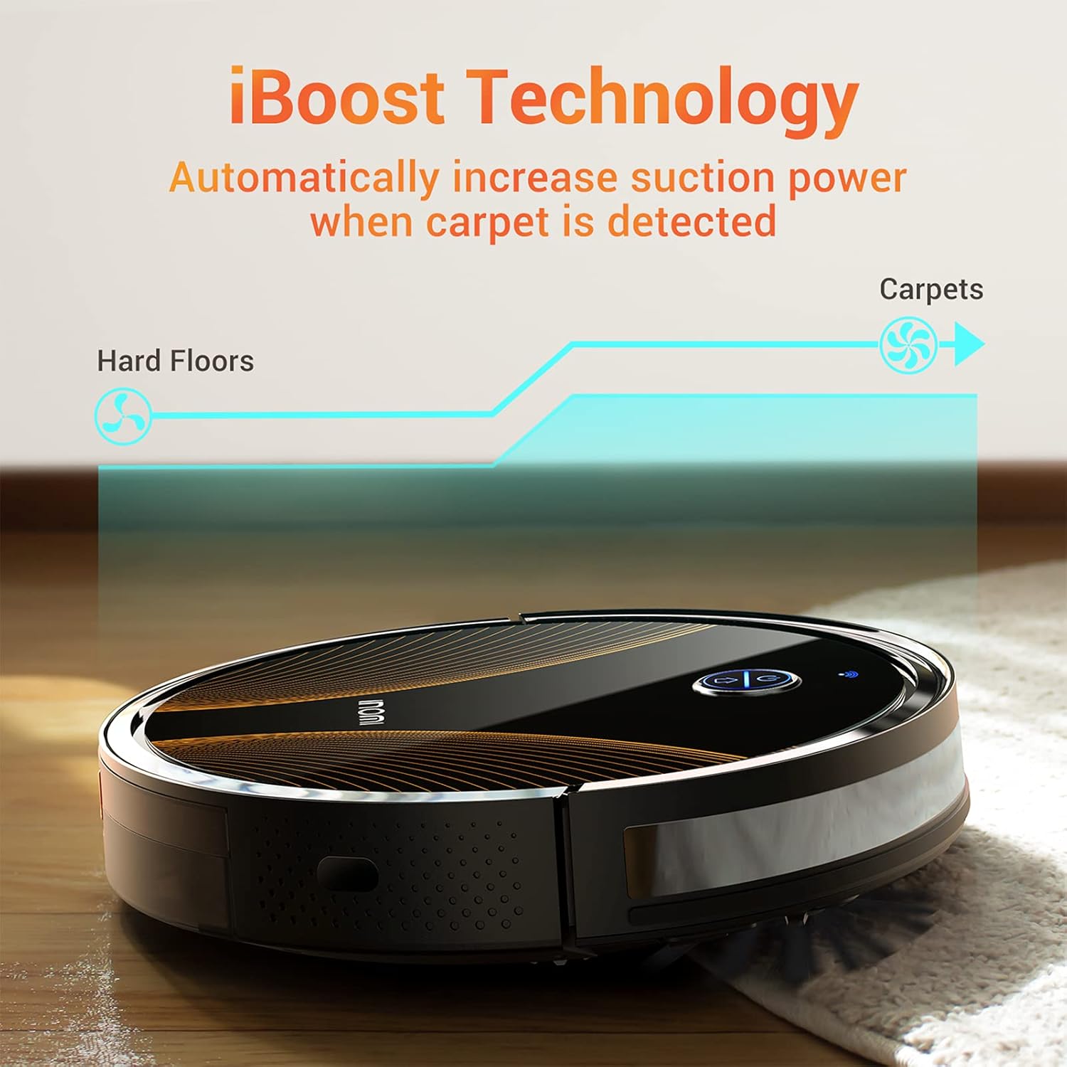 Robot Vacuum Mop 2200Pa App Alexa Control Slim Auto Recharge Pet