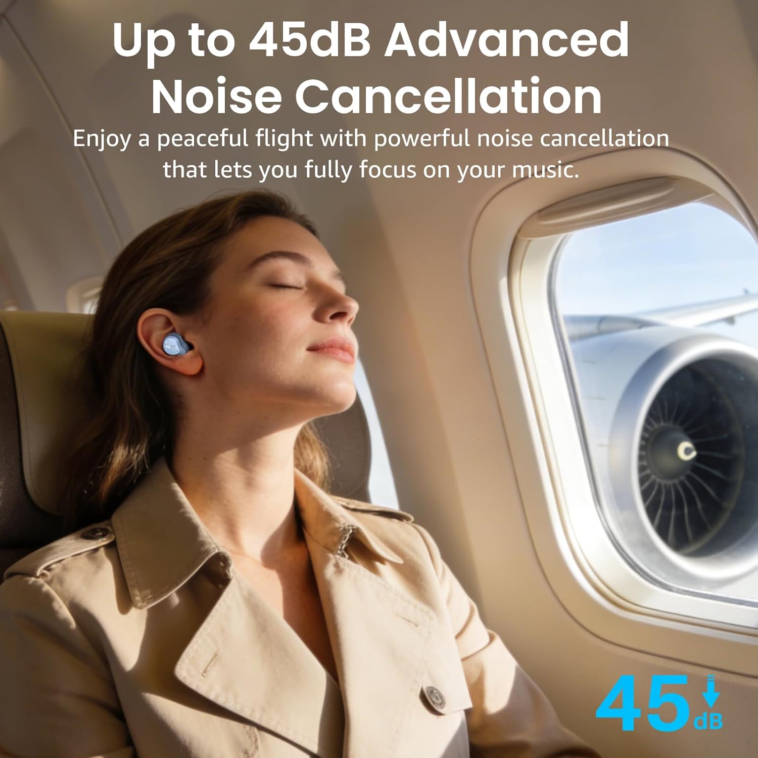 Wireless ANC Bluetooth Earbuds 60 Hour Playtime ENC Mic