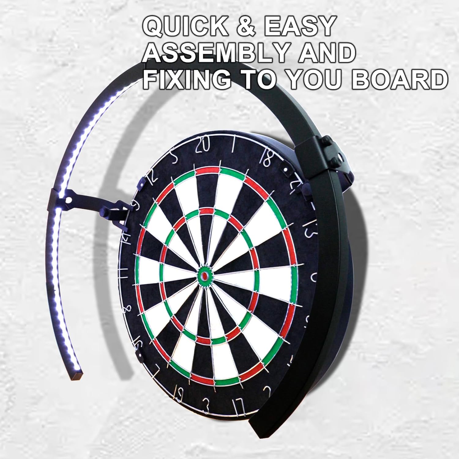 Dart Board LED Light 260 Degree Adjustable Brightness Pro Setup