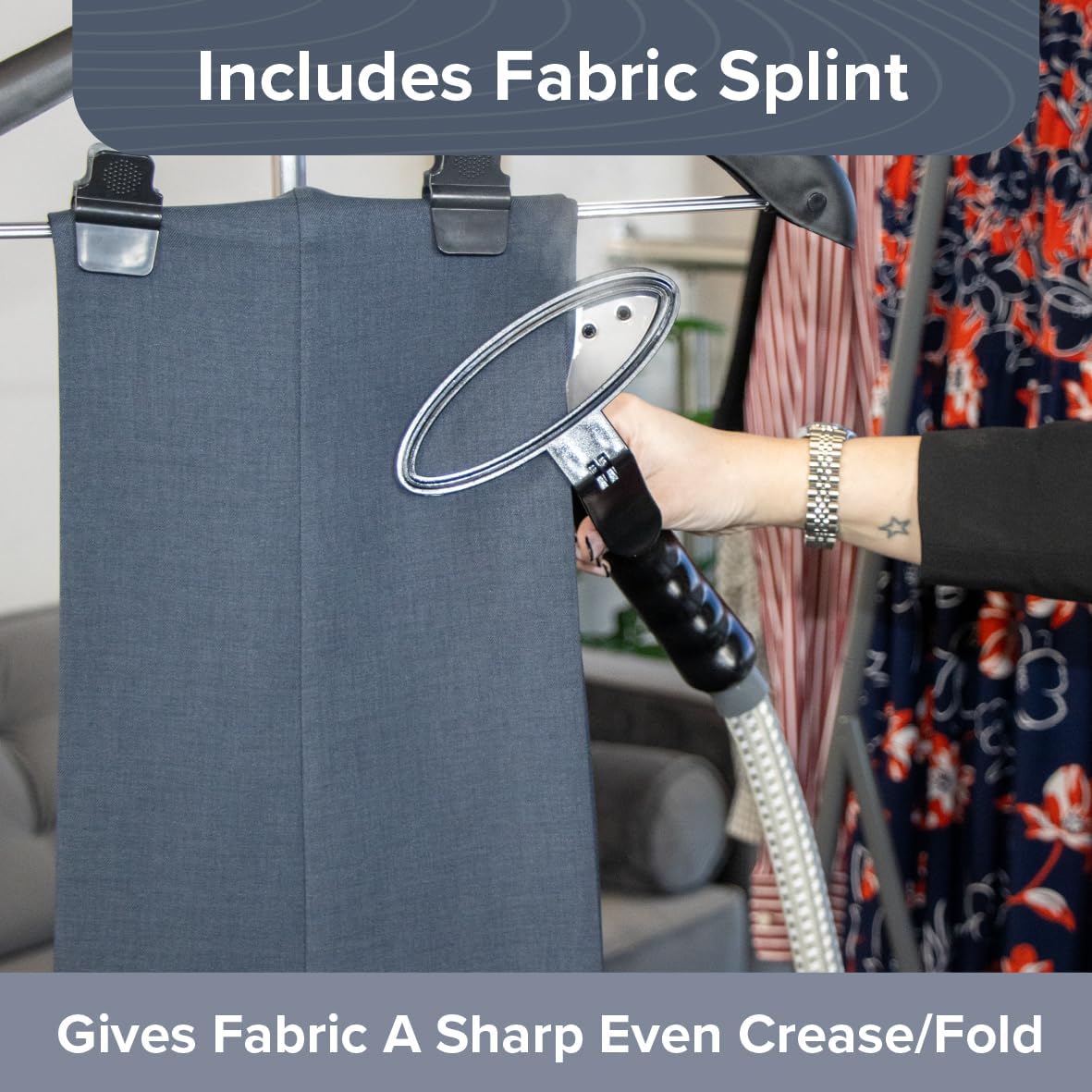 Upright Garment Steamer 1800W Clothes Fabric Steamer 1.8L Tank