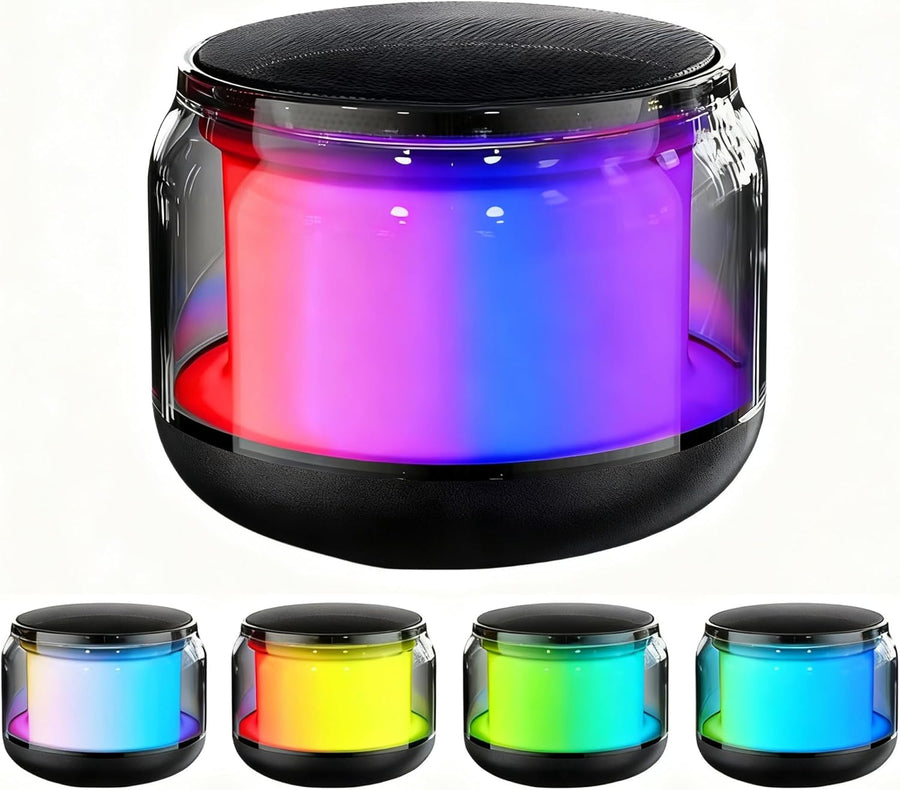 Mini Bluetooth Speaker 30W Portable RGB Lights USB-C Waterproof