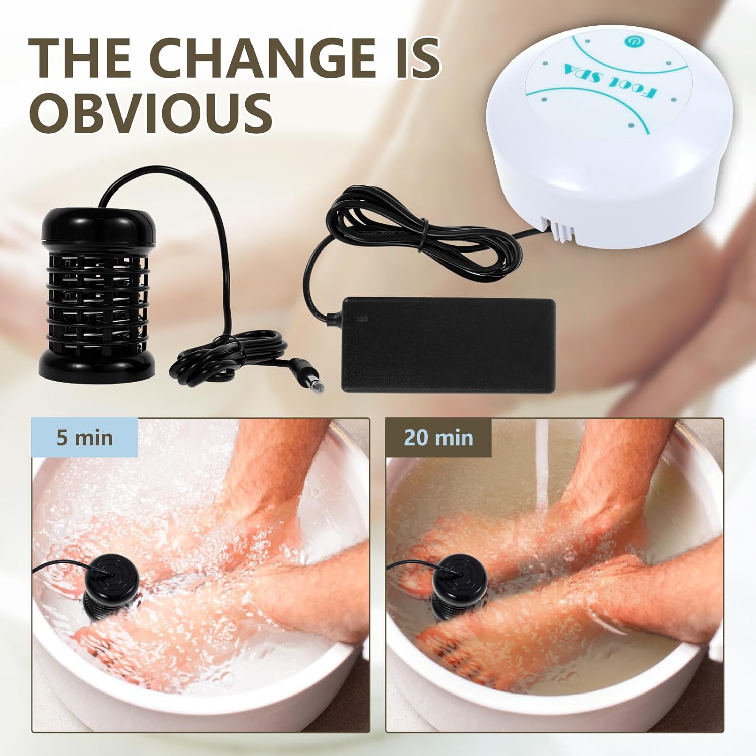 Ionic Foot Spa Detox Machine Portable Foot Bath Cleanse Device