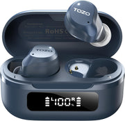 Wireless ANC Bluetooth Earbuds 60 Hour Playtime ENC Mic Blue