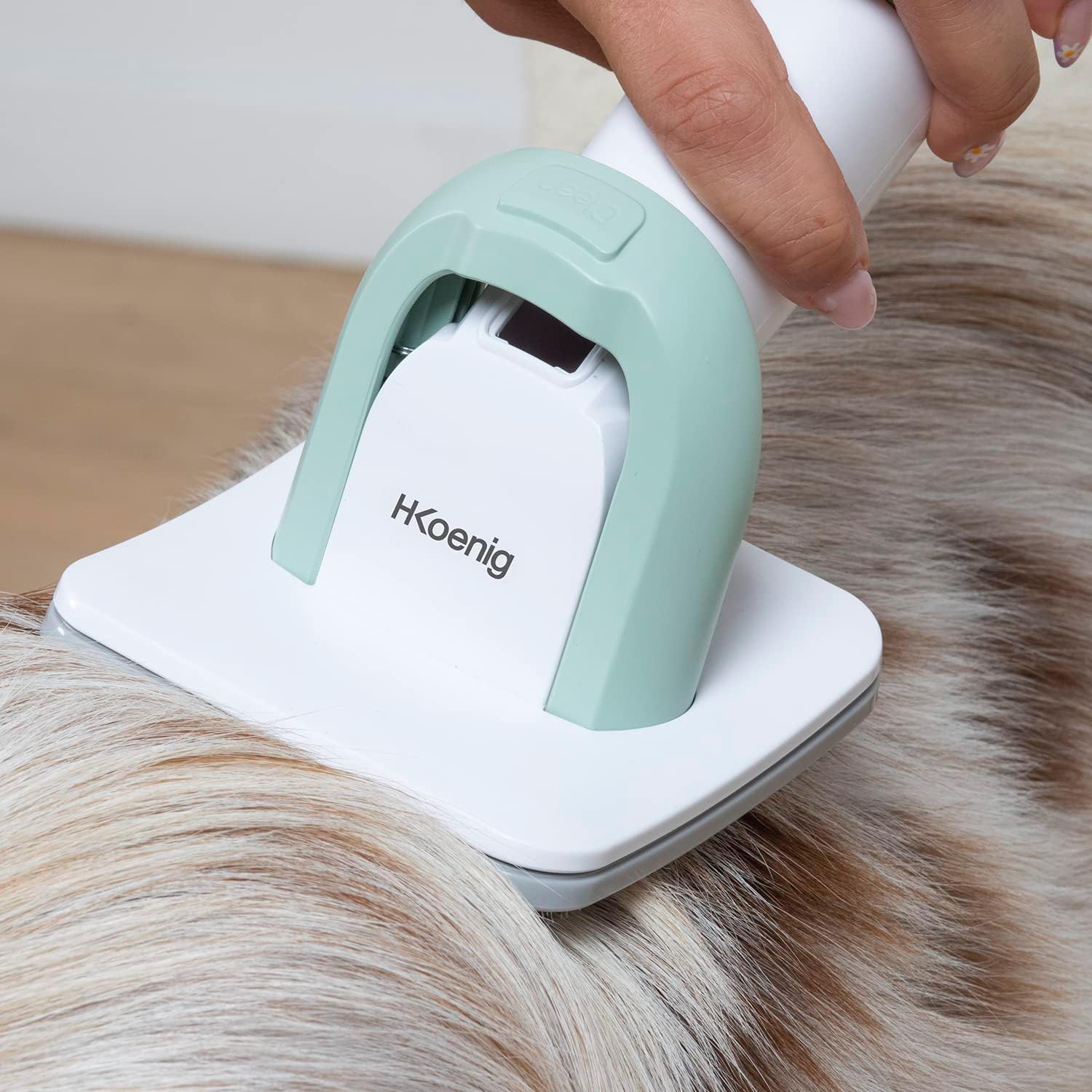 Dog Cat Grooming Vacuum Kit 1L 9 Tool Clippers 3 Speed White