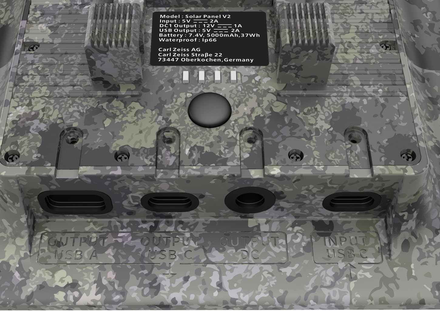5000mAh Solar Charger For Trail Camera 12V 6V Waterproof