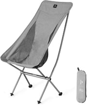 Ultralight Folding Camping Chair 150KG Grey