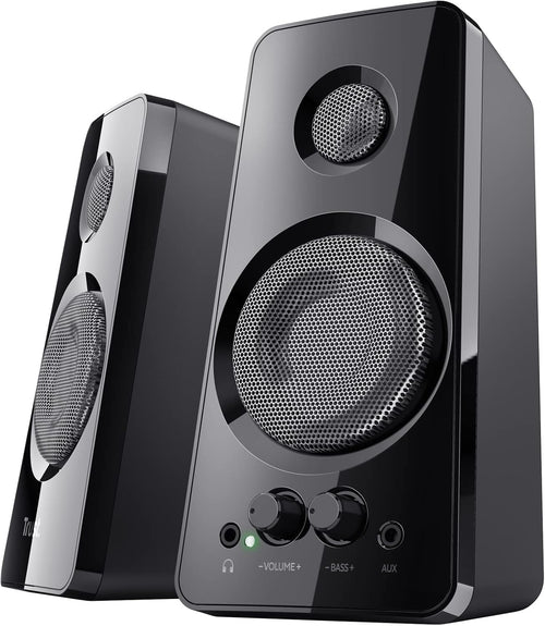 PC Speakers 36W Stereo USB Powered Desktop AUX Bass Control