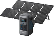 200W Portable Power Station with 60W Solar Panel 192Wh Fast Charge