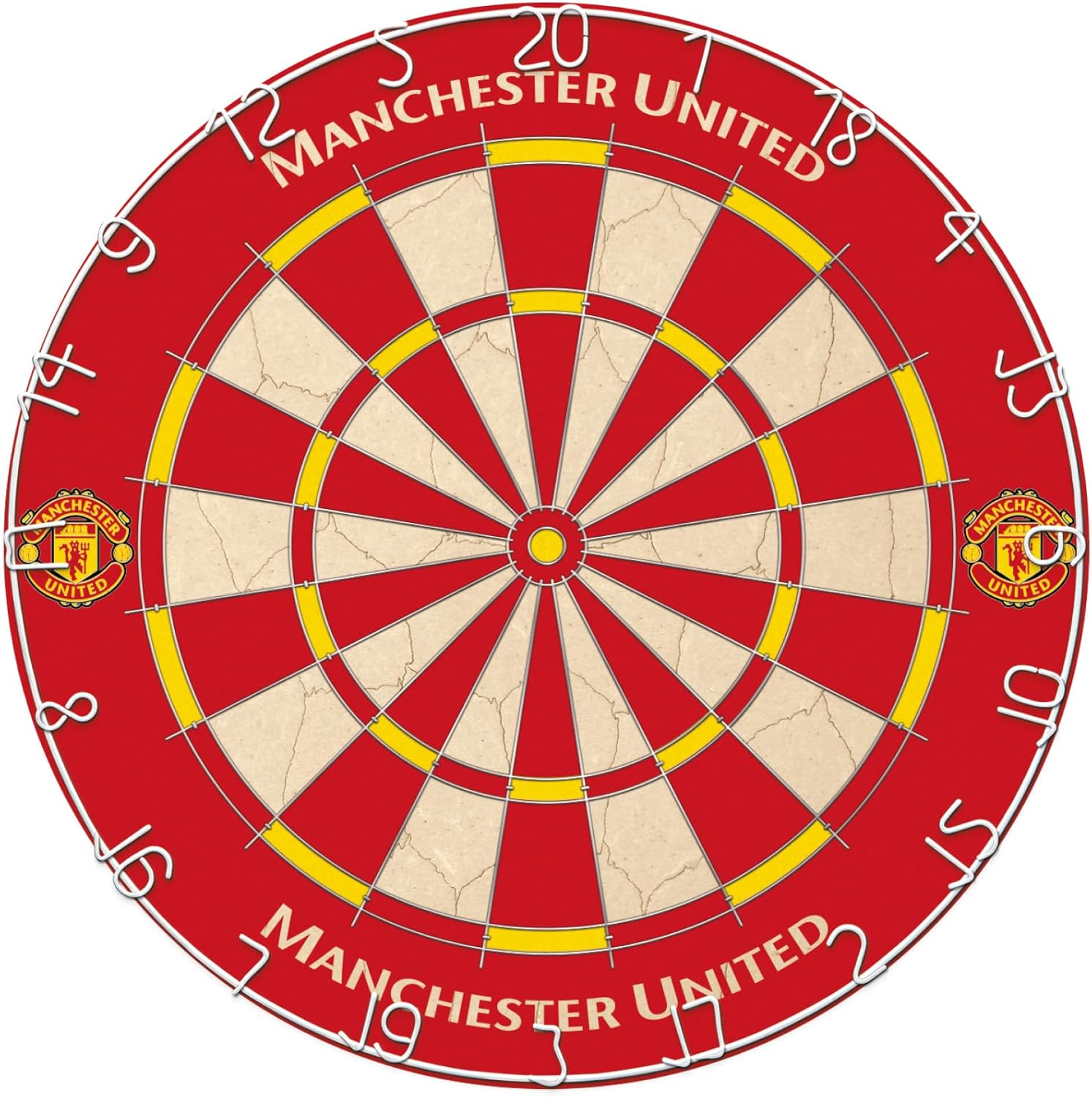 Football Club Dart Board Bristle Sisal Tournament Size Fan Gift