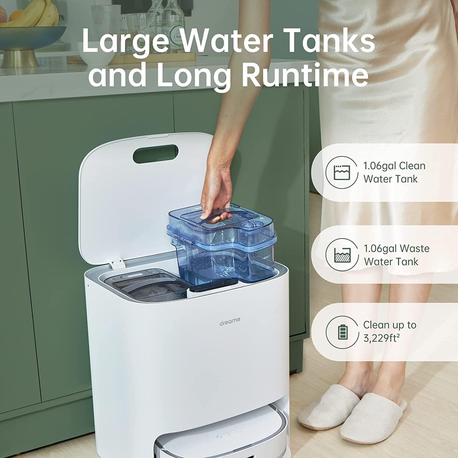 Robot Vacuum Mop Self Cleaning LiDAR Mapping Auto Wash Smart Clean