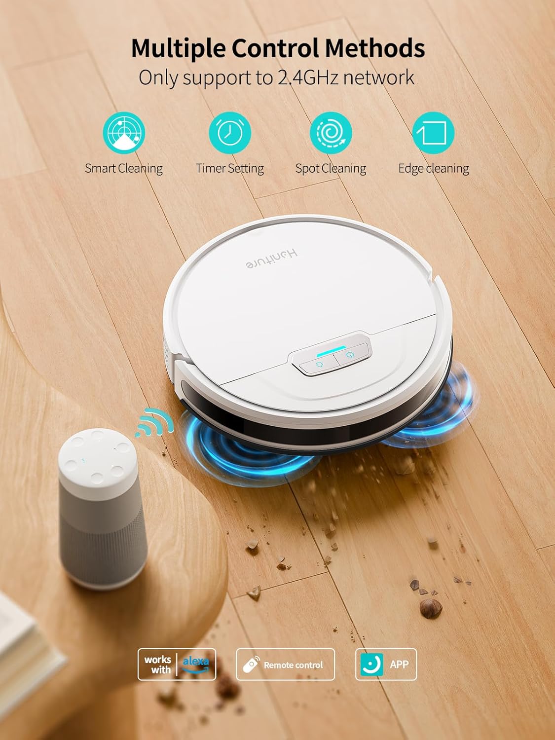Robot Vacuum Mop 7000Pa LiDAR Mapping Ultra Slim App Alexa