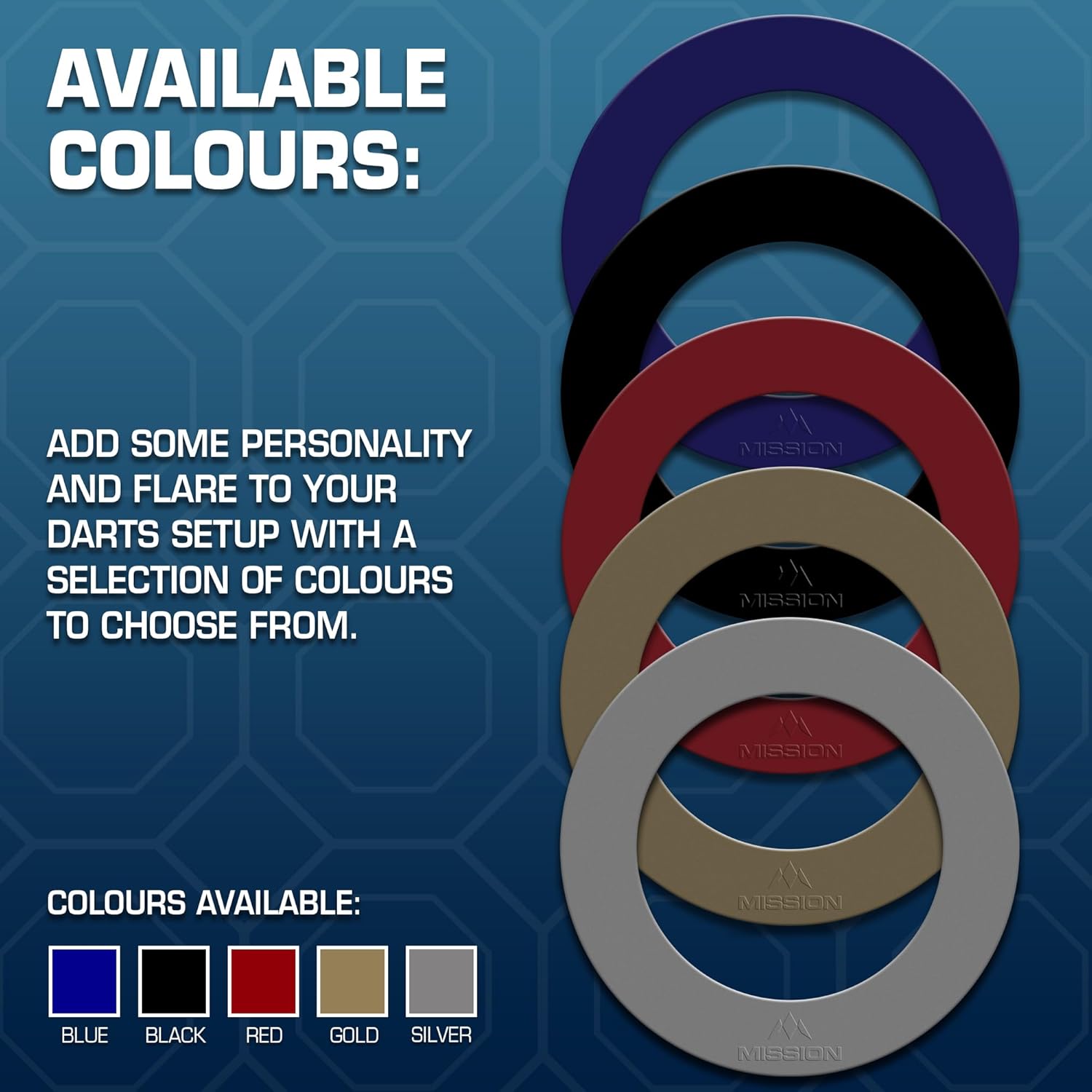 Dartboard Surround Ring Wall Protector 68cm Rubber Durable