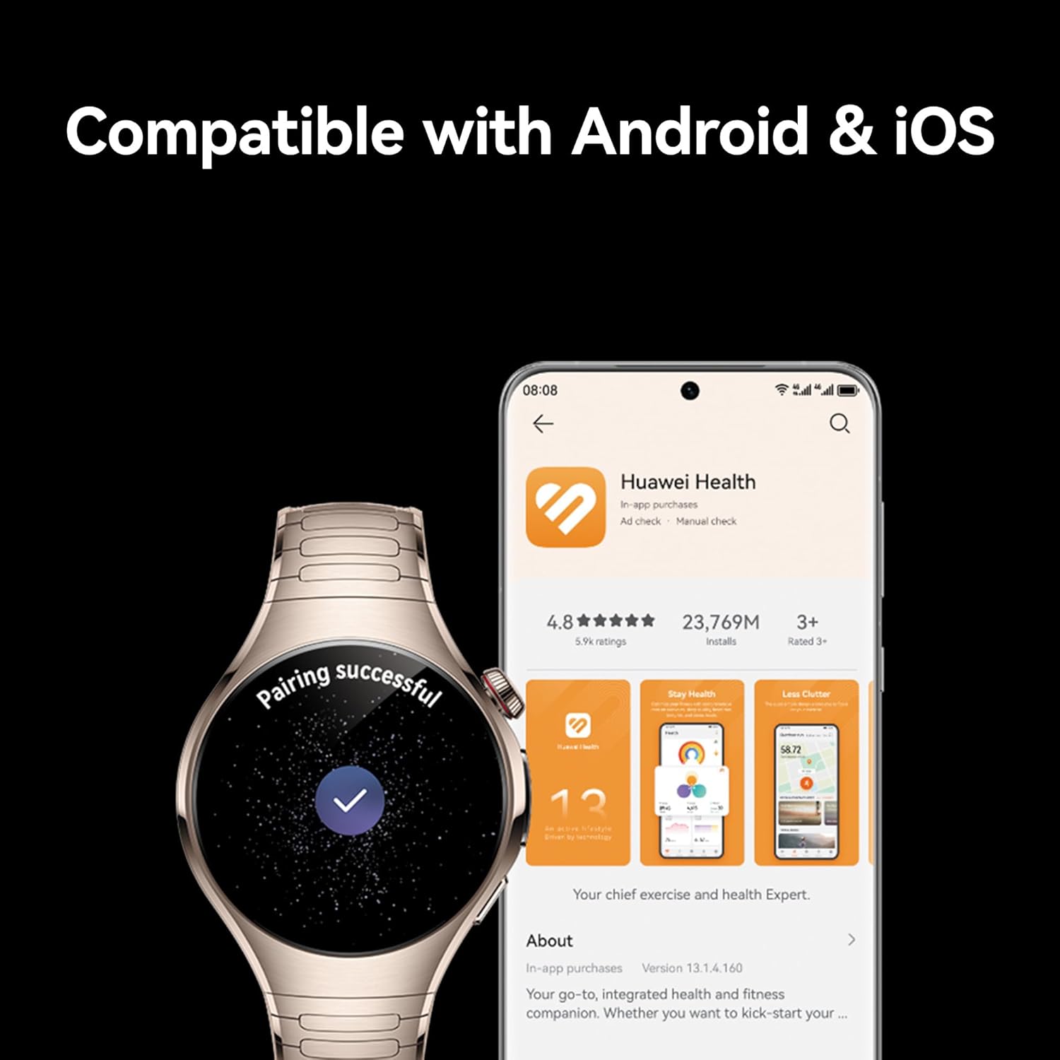 46mm Premium Smart Watch eSIM GPS Health Tracker