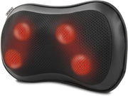Shiatsu Back Neck Massager Pillow Heat 4D Kneading Cushion