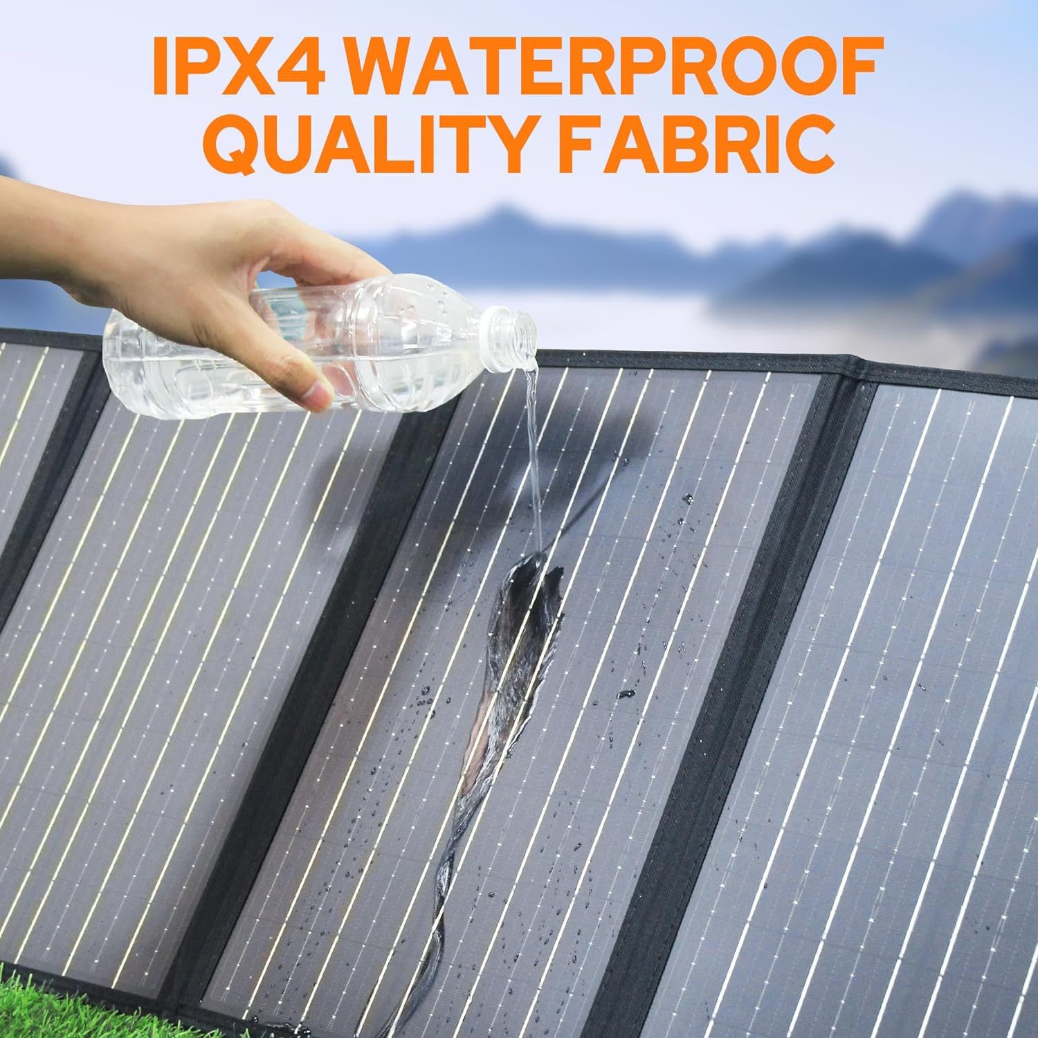 60W Portable Solar Panel Foldable Charger USB C DC Camping Power
