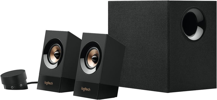 2.1 PC Speakers with Subwoofer 120W Powerful Bass RCA